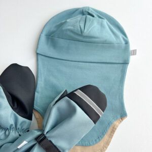 tuukrimüts puuvillane hallikas-sinine