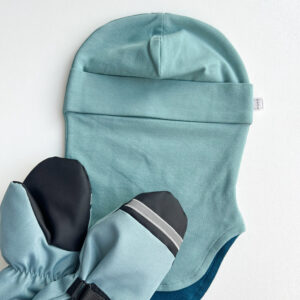 tuukrimüts meriinoga hallikas-sinine