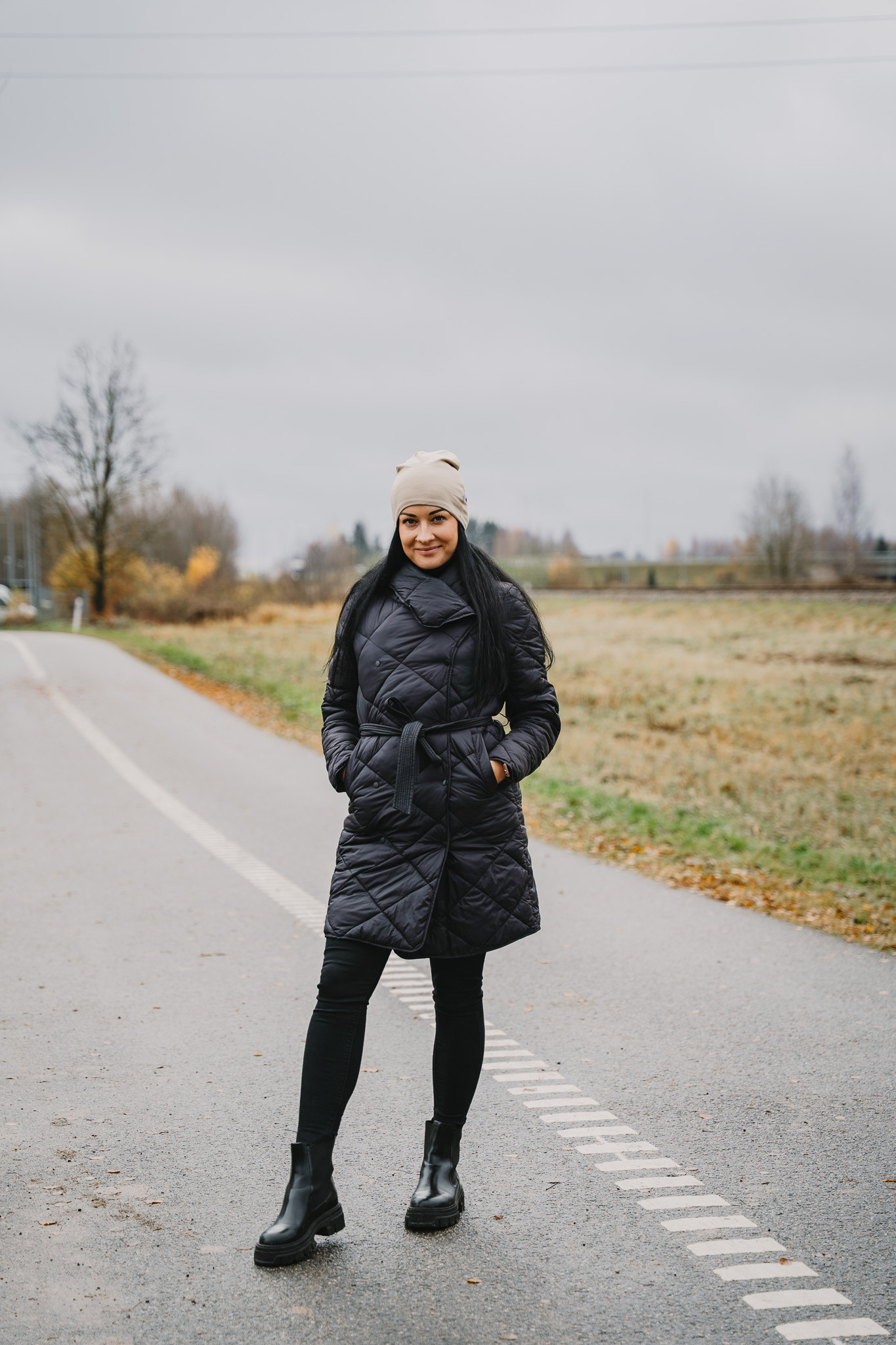 meriinoga müts beež täiskasvanutele