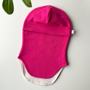 tuukrimüts puuvillafliisiga vaarikaroosa