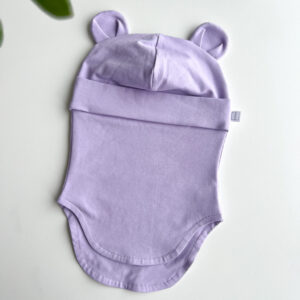 tuukrimüts topeltpuuvillane helelilla kõrvadega