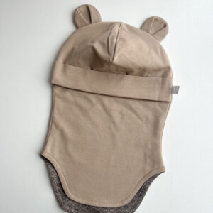 tuukrimüts meriinoga beež kõrvadega