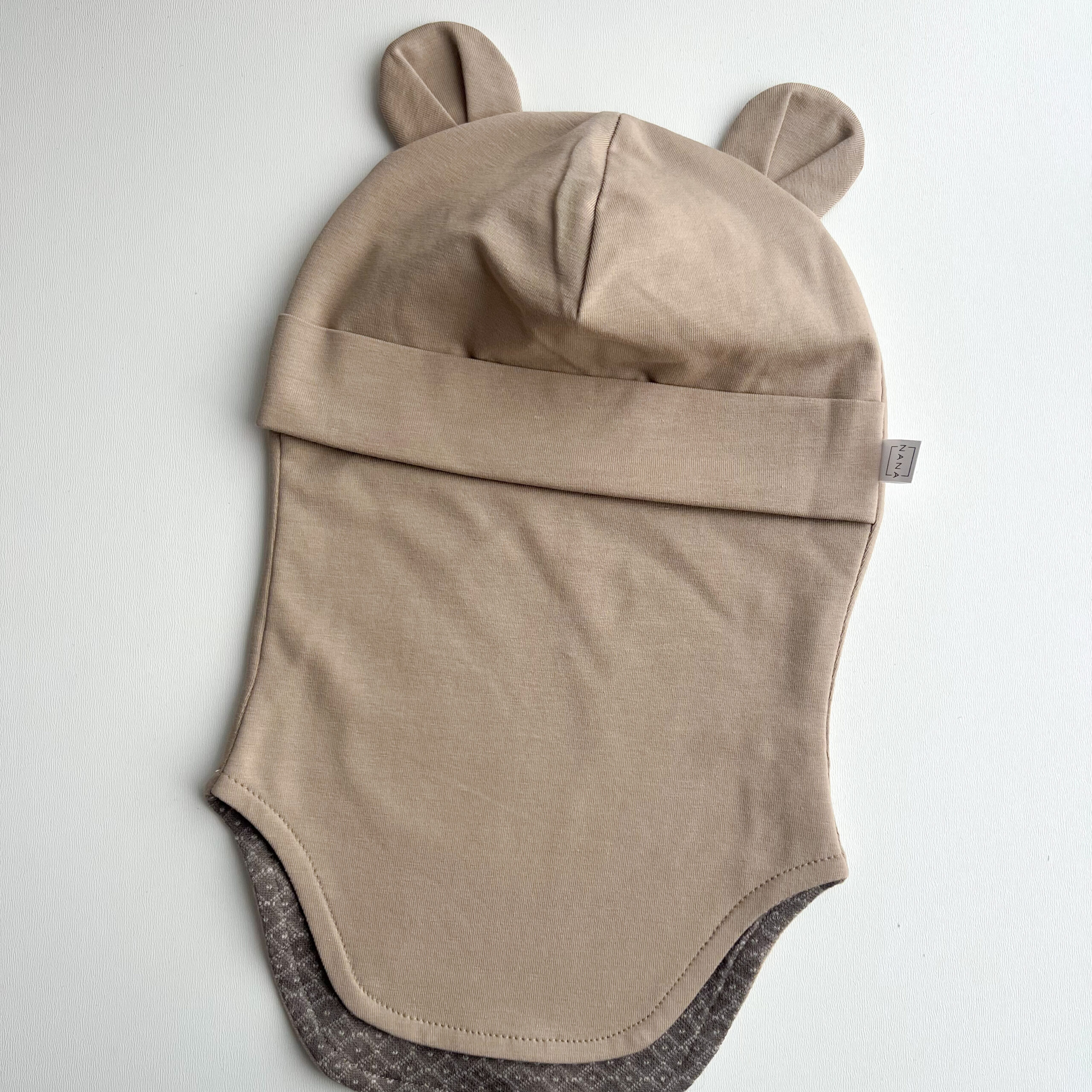 tuukrimüts meriinoga beež kõrvadega