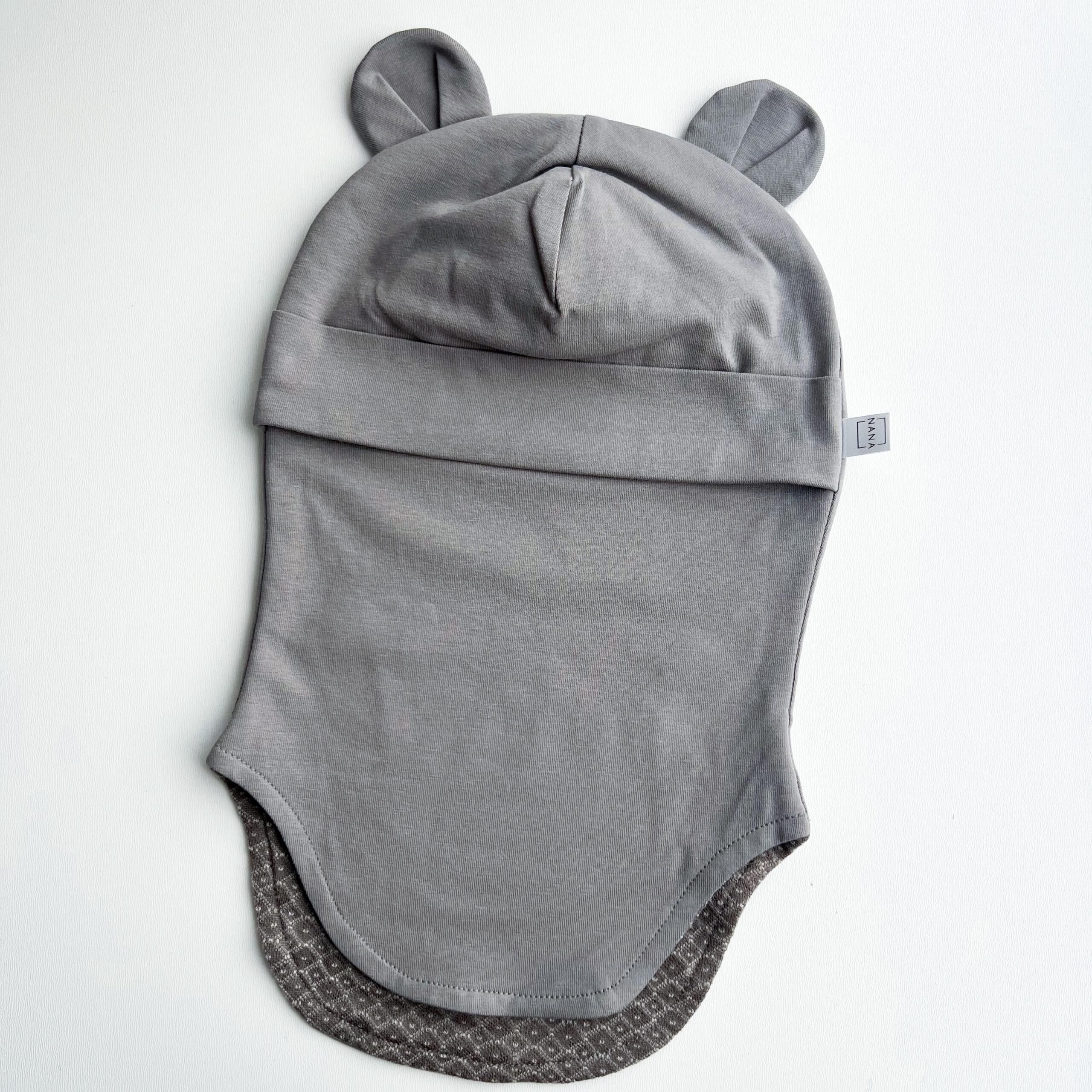 tuukrimüts meriinoga hall kõrvadega