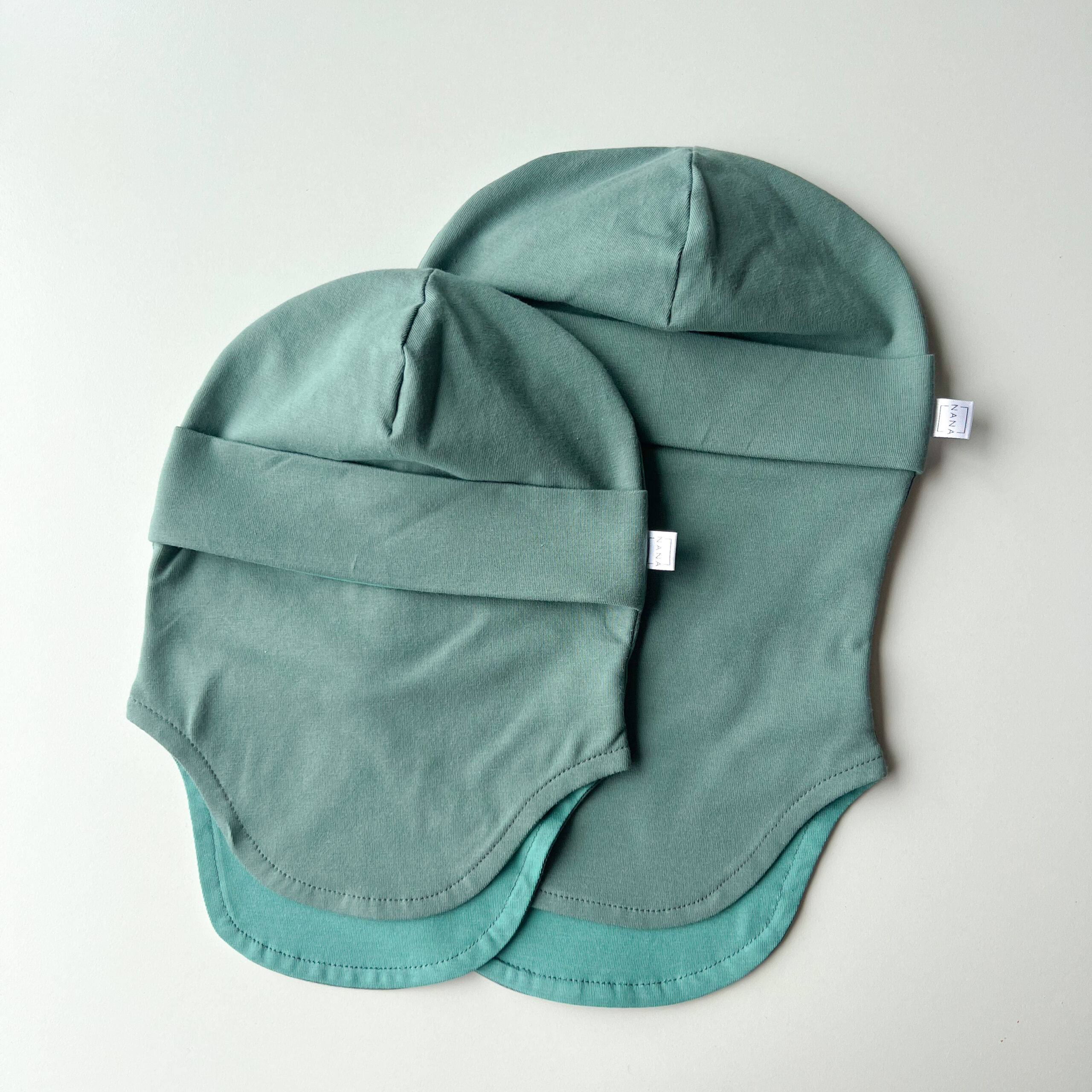 Tuukrimüts puuvillane - mereroheline - Image 3